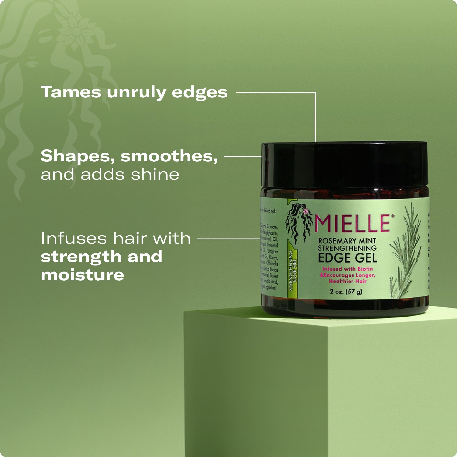 Rosemary Mint Hair Strengthening Edge Gel
