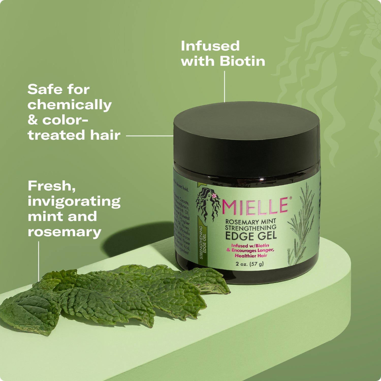 Rosemary Mint Hair Strengthening Edge Gel