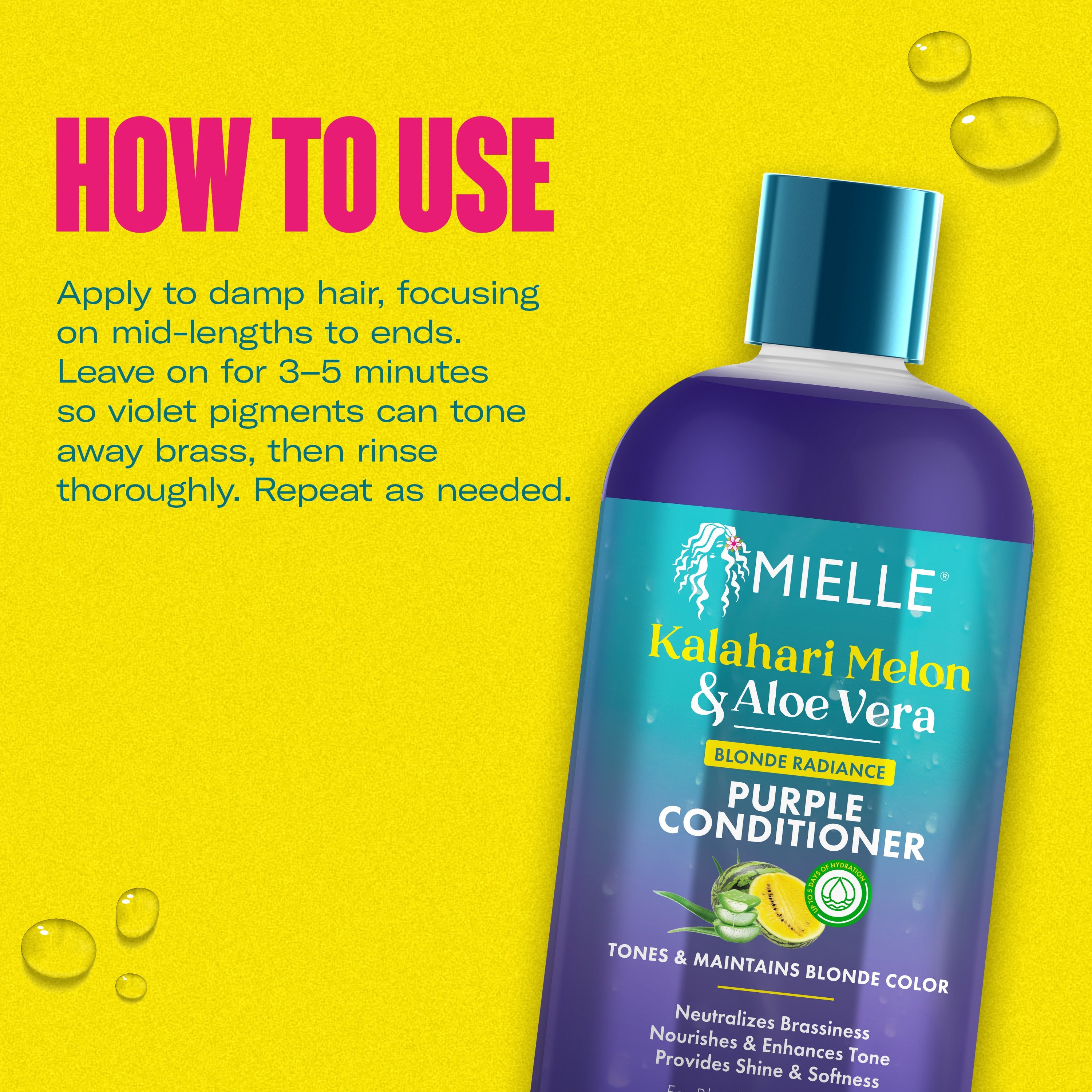 Kalahari Melon & Aloe Vera Blonde Radiance Purple Conditioner